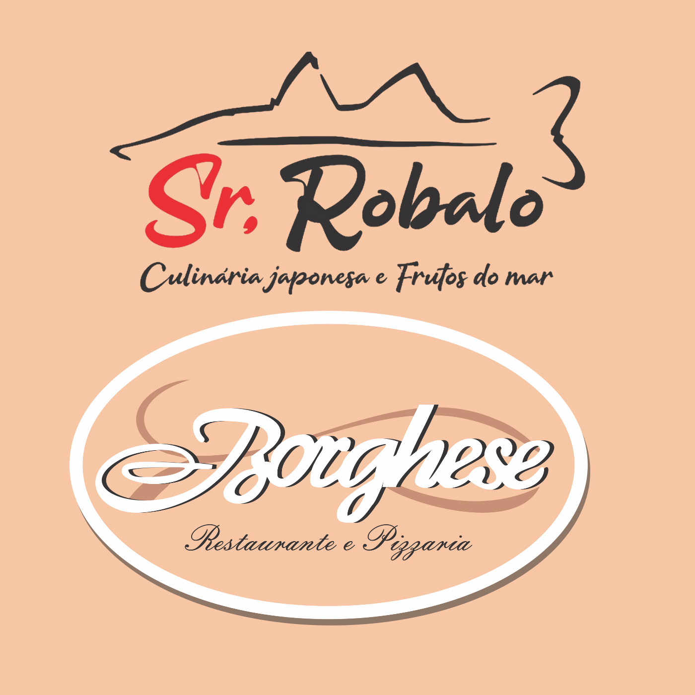 logo SR. ROBALO  Sushi Bar  -  Restaurante Borghese e Pizzaria 